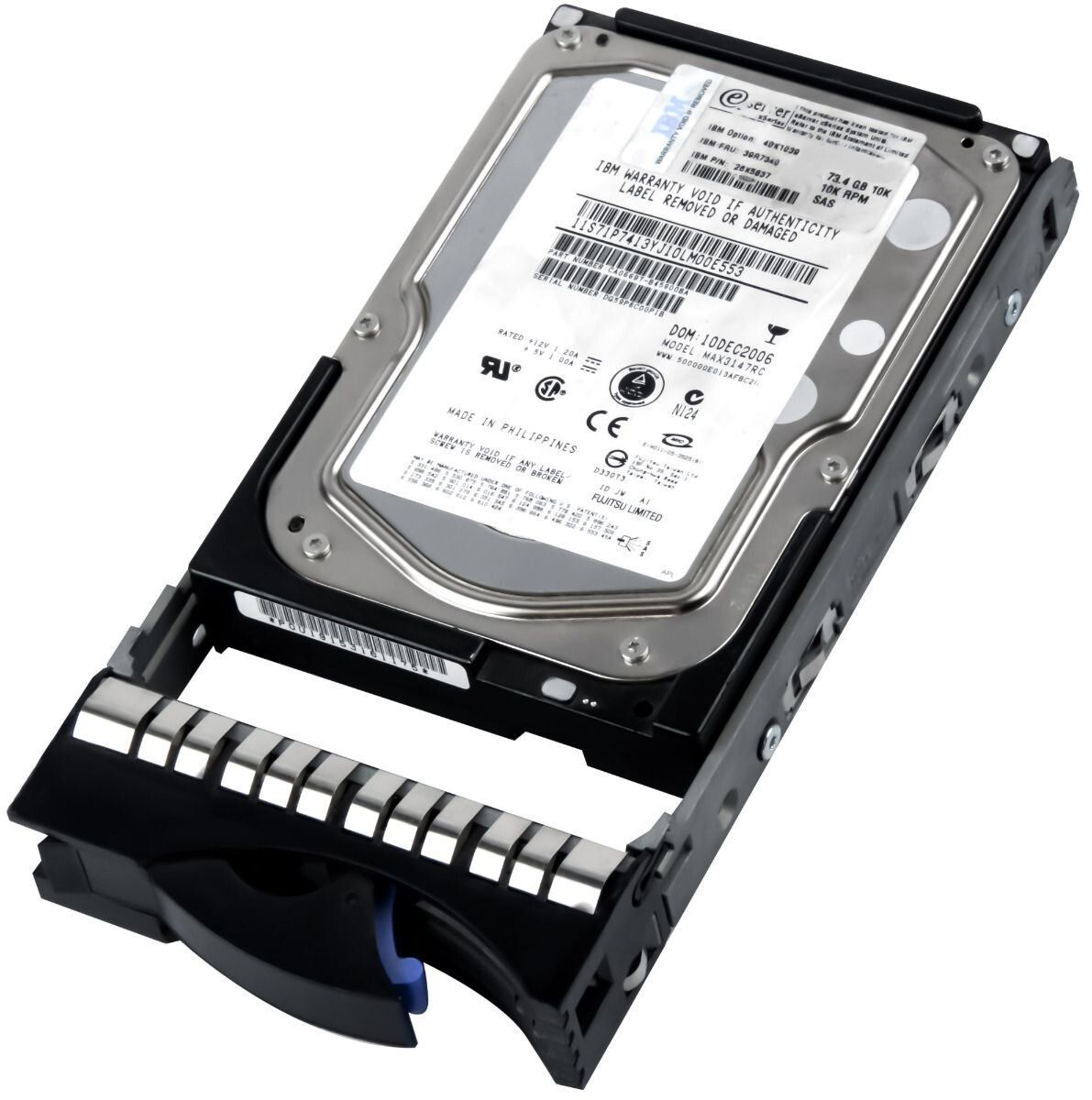 3年保証 Hard Drive IBM 39 R 7340 26 K 5837 73 GB 10 16 MB SAS 3 5