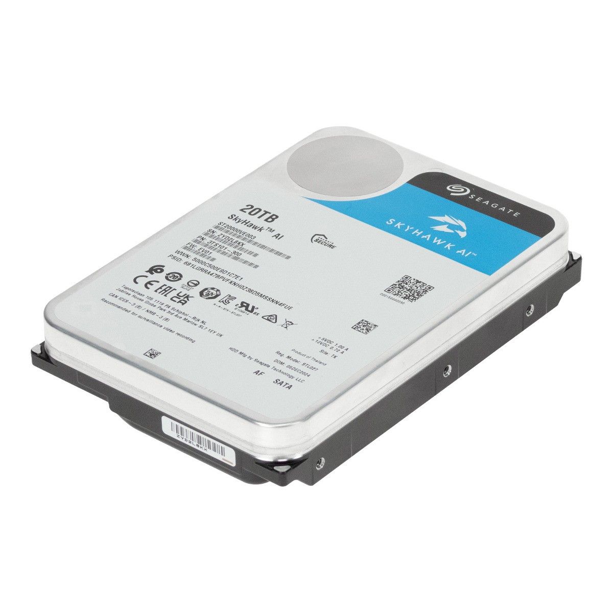 3年保証 Seagate Skyhawk AI 20 TB 7.2 K 512 MB SATA III 3.5