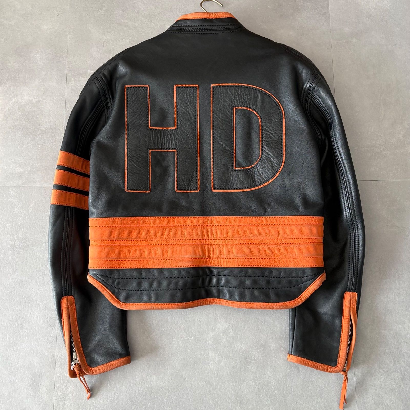 希少 Harley-Davidson スクリーミンイーグル 本革ライダースJKT 黒