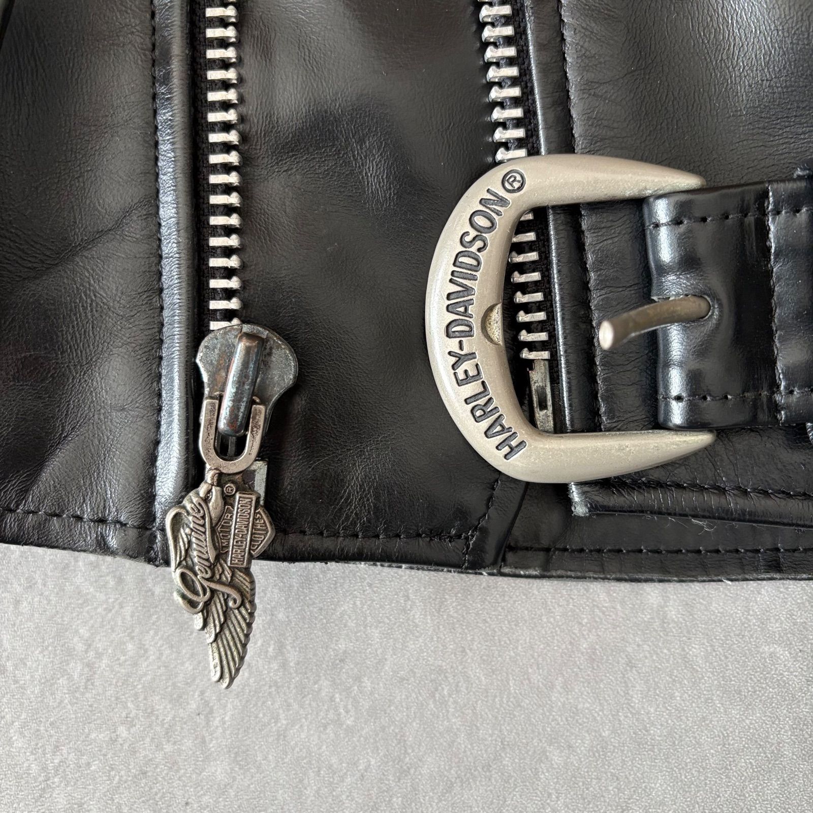 ハーレーダビッドソン ホースハイド 馬革 ダブルライダースジャケット