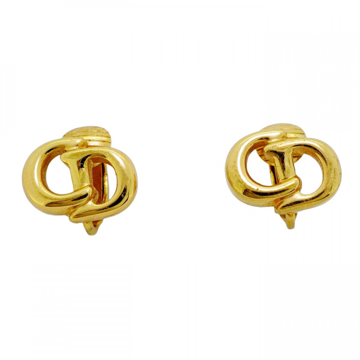 ☆SALE【5job0720】クリスチャンディオール イヤリング CDロゴ GP