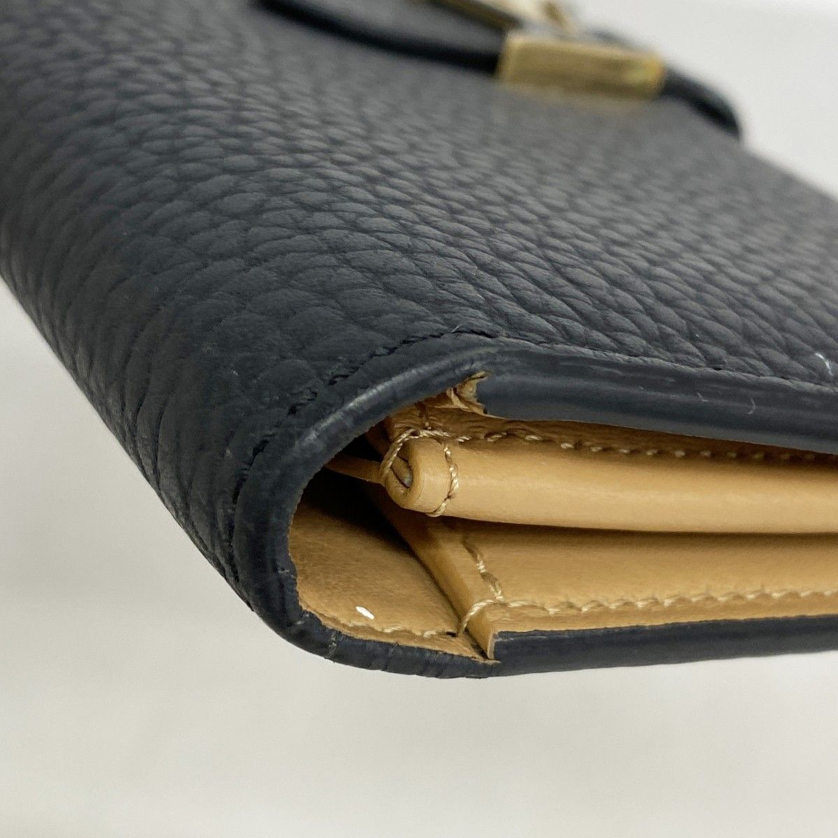 ☆SALE【5pa0214】ルイヴィトン 長財布 トリヨン LVヴェルティカル