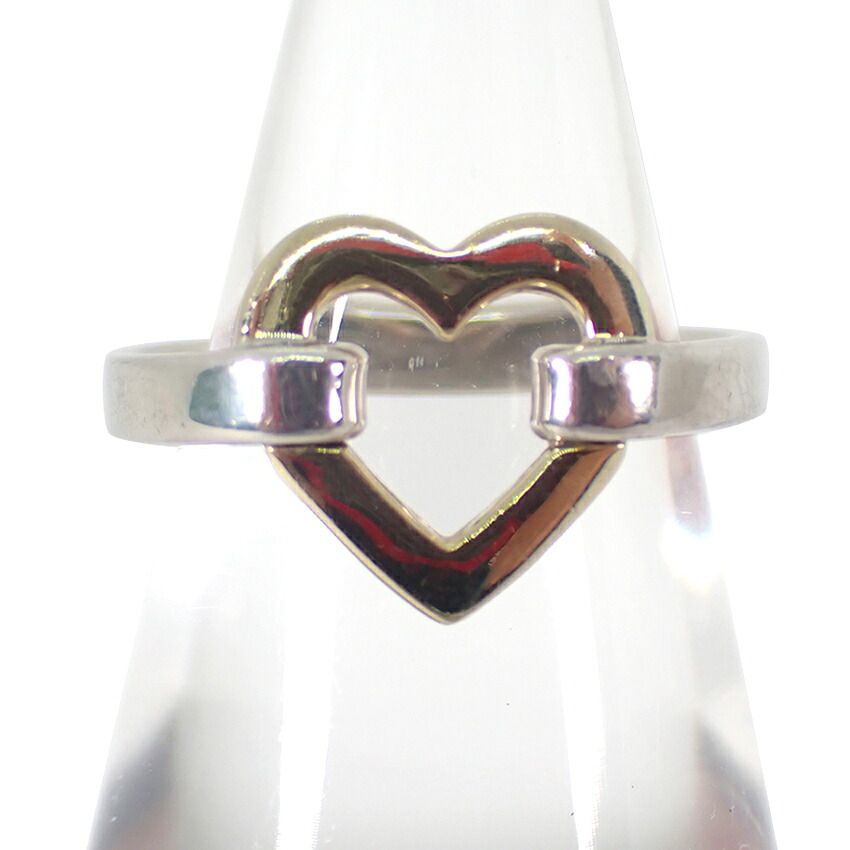 ティファニー 925/750 オープンハート リング /9号/j116-7 - メルカリ