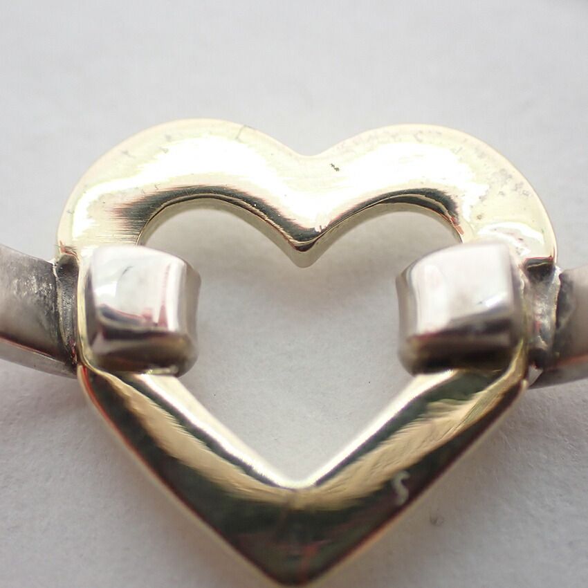 ティファニー 925/750 オープンハート リング /9号/j116-7 - メルカリ