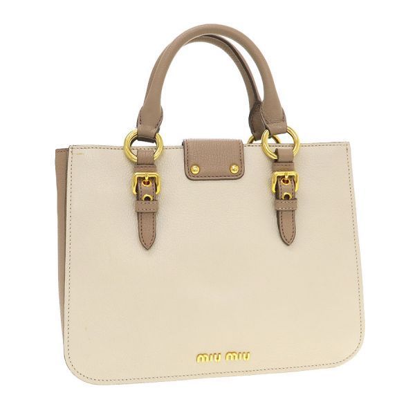  ミュウミュウ マドラス2 WAYハンド Aランク メッセンジャーバッグ ショルダーバッグ