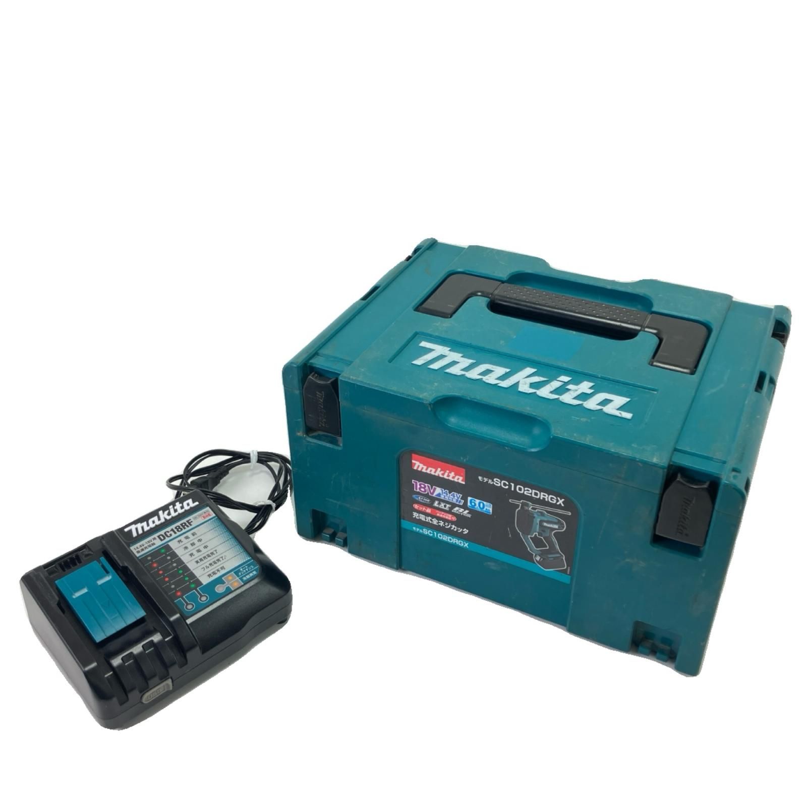  MAKITA マキタ 14.4 v 18 コードレス 全ネジカッタ 充電器 ケース付 SC 102 D その他 切断工具 切断機