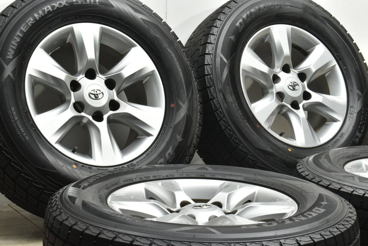 超バリ溝 SJ 8 付 トヨタ 150 ランドクルーザープラド 中期 17 in 7 5 J 25 ダンロップ ウインターマックス 265 65 R 前期 後期