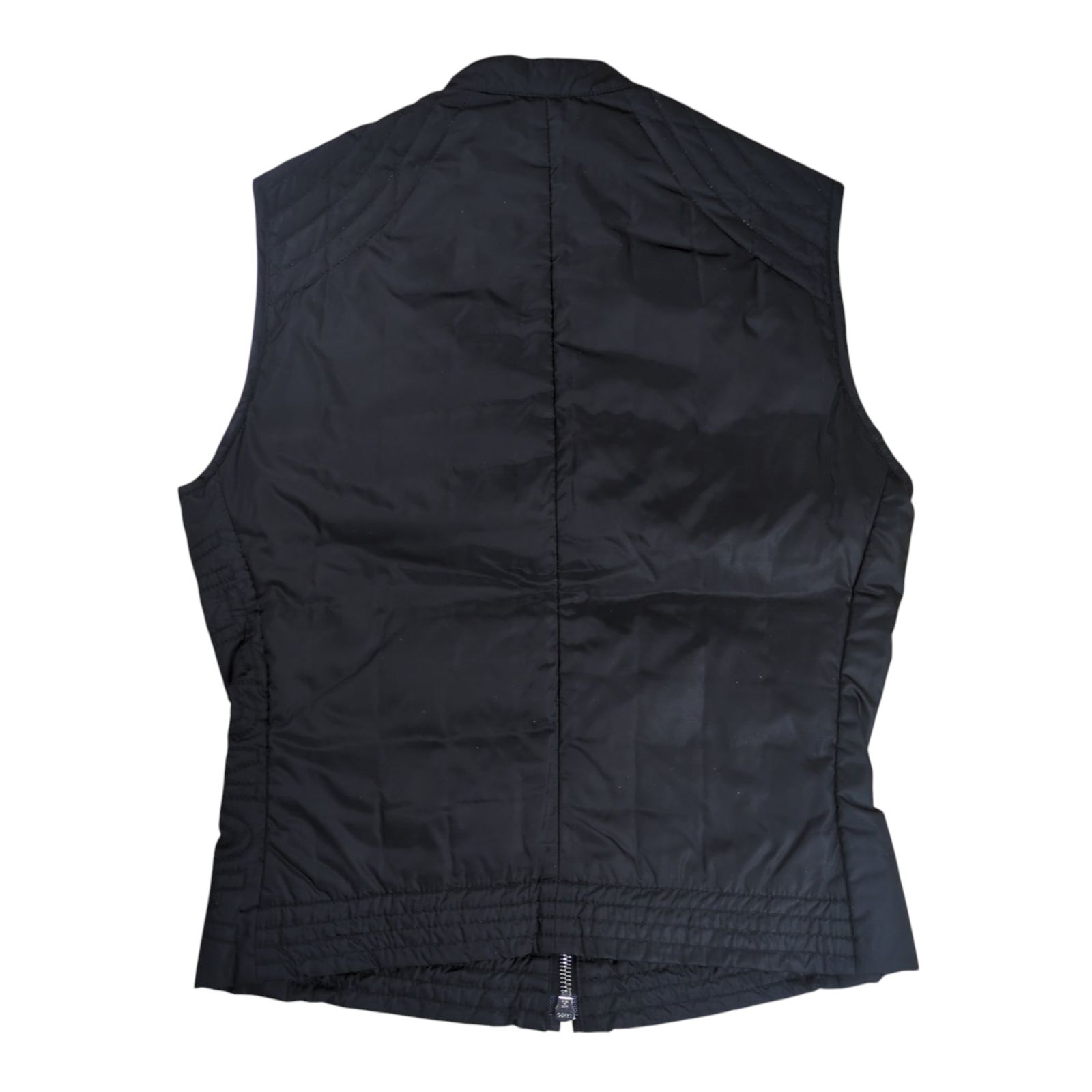 MONCLER Logo Patch Double Zip Quilting Down Vest