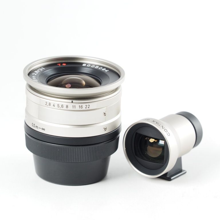 CONTAX コンタックス G用 Biogon 21 mm F 2 8 T ファインダー付き Gマウント用 13970 B