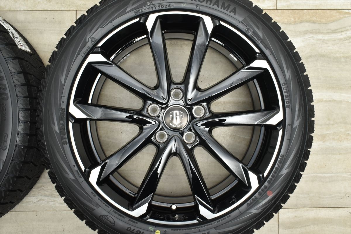  製 未走行 超バリ溝 KOSEI MZ GROW 18 in 7 J 48 PCD 114 3 ヨコハマ アイスガード iG 70 215 50 R ヤリスクロス CX 18インチ タイヤ ホイールセット