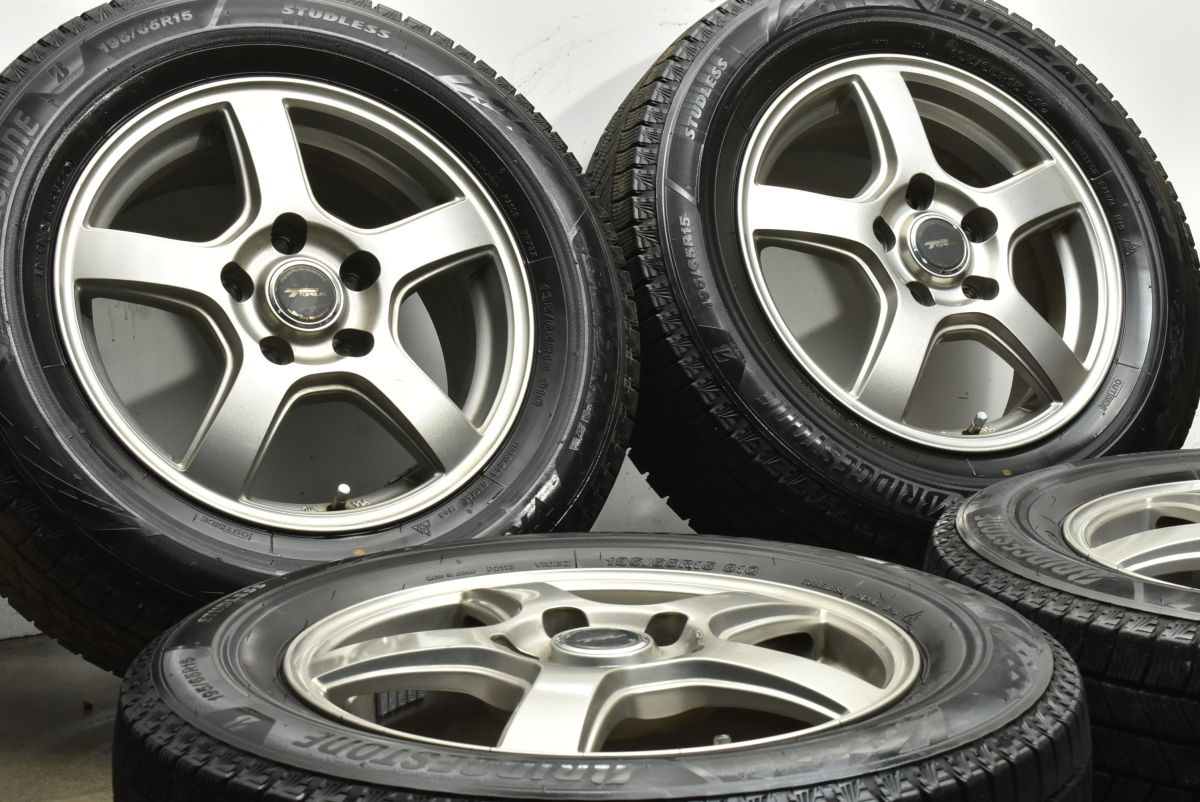 スタッドレス トップラン 15 in 6 J 53 PCD 114 3 ブリヂストン ブリザック VRX 195 65 R ノア ヴォクシー ステップワゴン