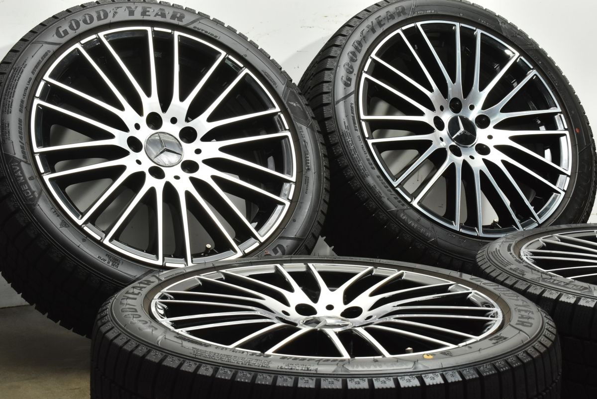 バリ溝 メルセデス ベンツ W 206 Cクラス OP 18 in 7 5 J 40 PCD 112 グッドイヤー アイスナビ8 225 45 R 品番