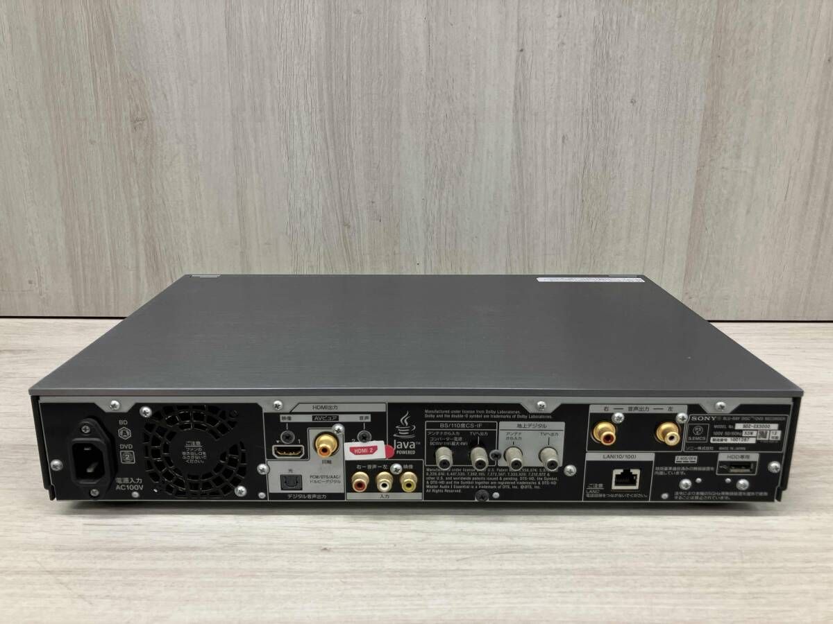 SONY BDZ EX 3000 ブルーレイディスクレコーダー 2012年式