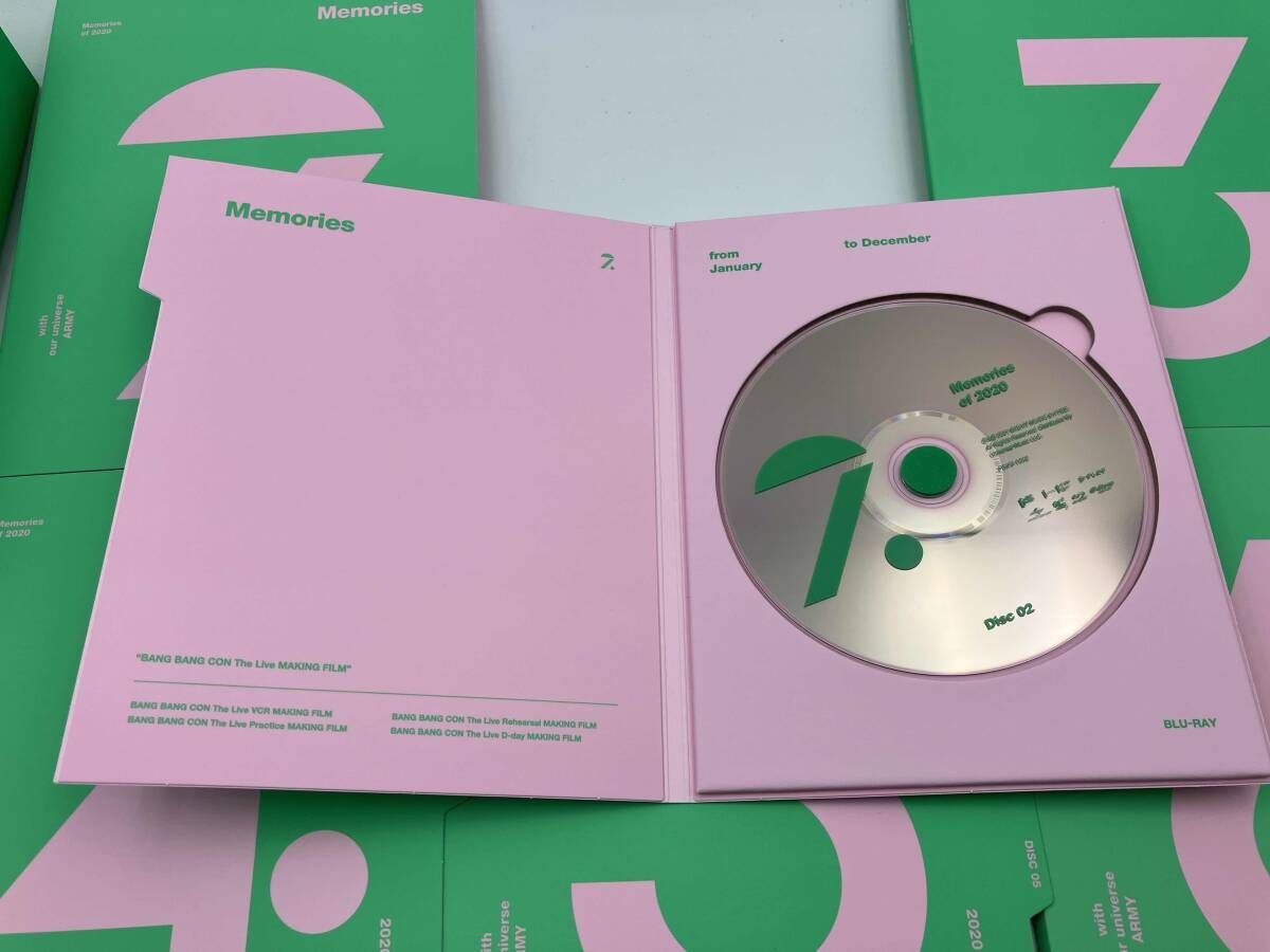ミュージック BTS memories 2020 Blu-ray BTS MEMORIES OF 2020(UNIVERSAL MUSIC STORE & FC限定版)(Blu-ray