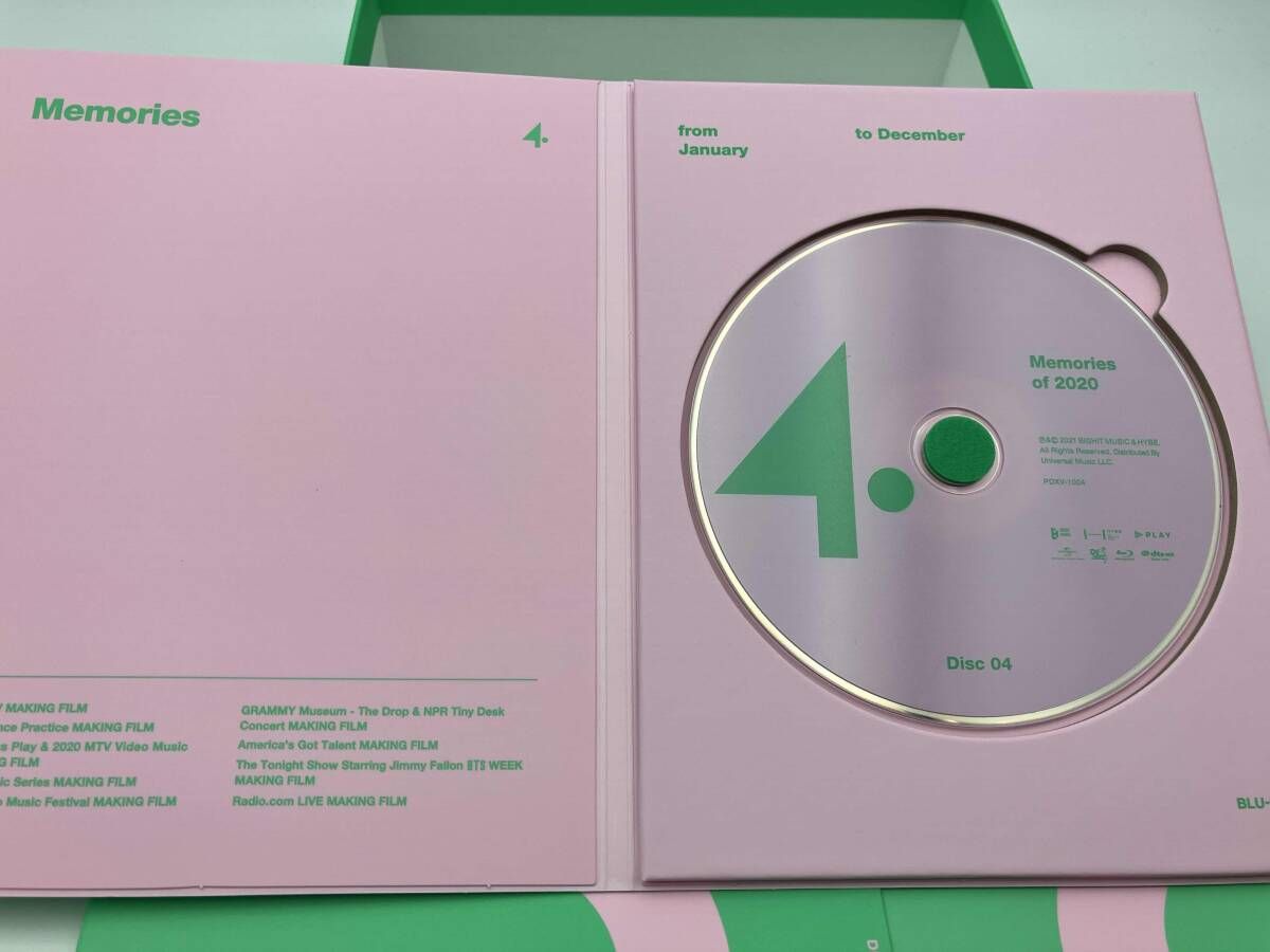 BTS MEMORIES OF 2020(UNIVERSAL MUSIC STORE & FC限定版)(Blu-ray