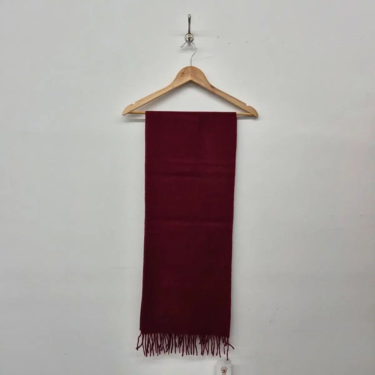 BALMAIN バルマン カシミア 100% ワイン色 マフラー - メルカリ