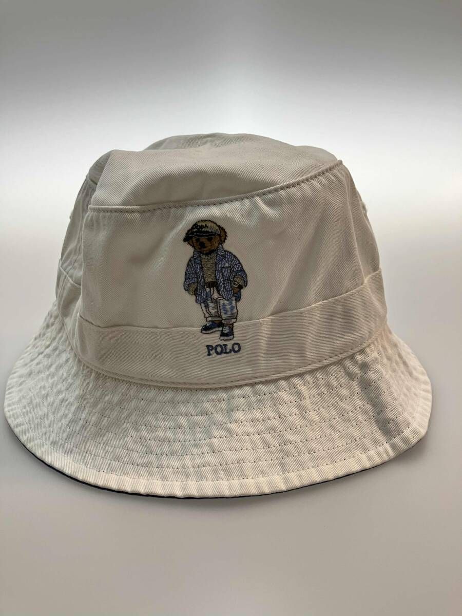POLO RALPH LAUREN ポロラルフローレン Poloベア ツイル バケットハット ハット オフホワイト 通年