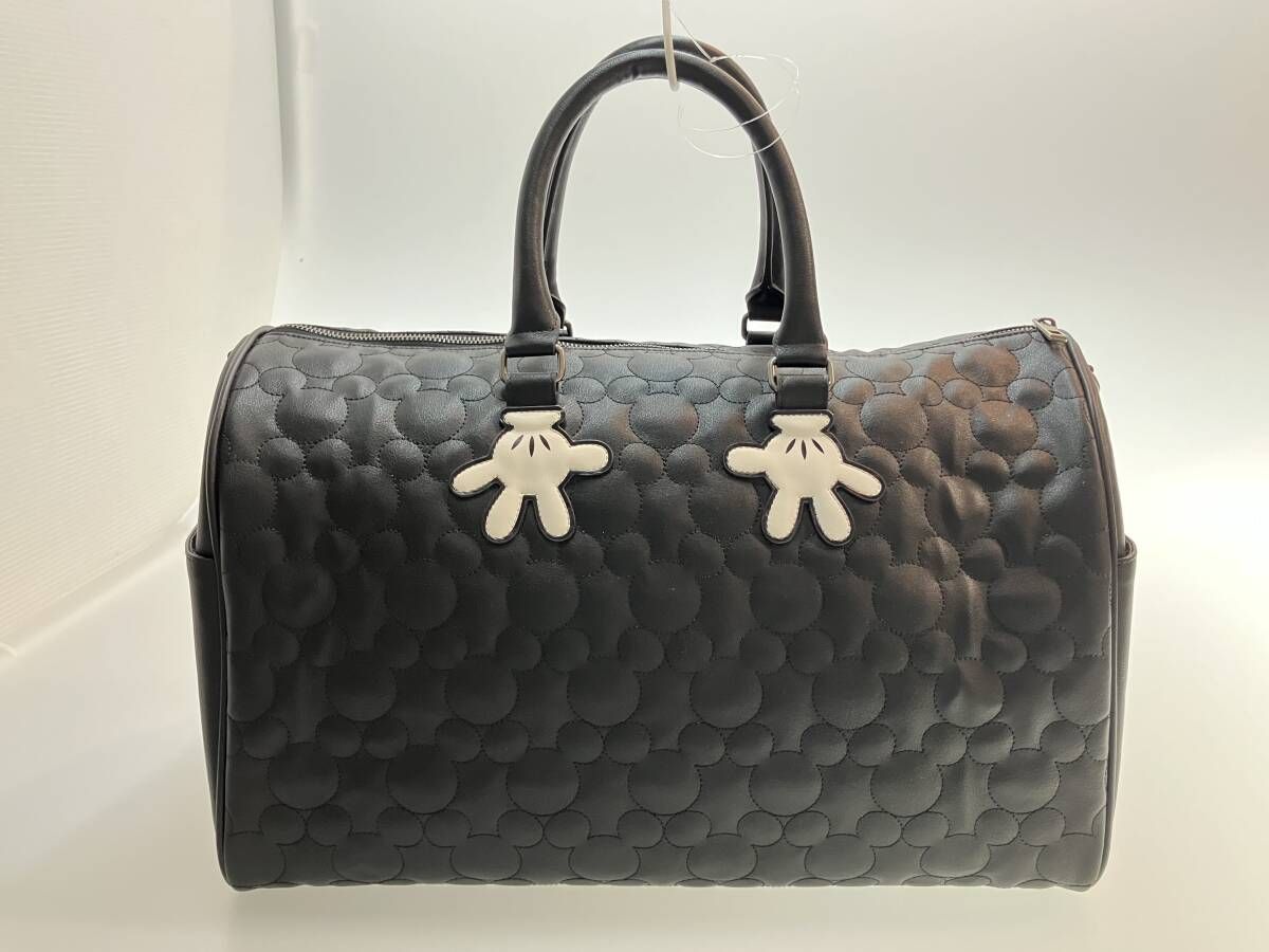  Areeam アリーム ボストンバッグ ミッキーマウス ブラック 2 Way 通年 ボストンバッグ 旅行用バッグ バッグ