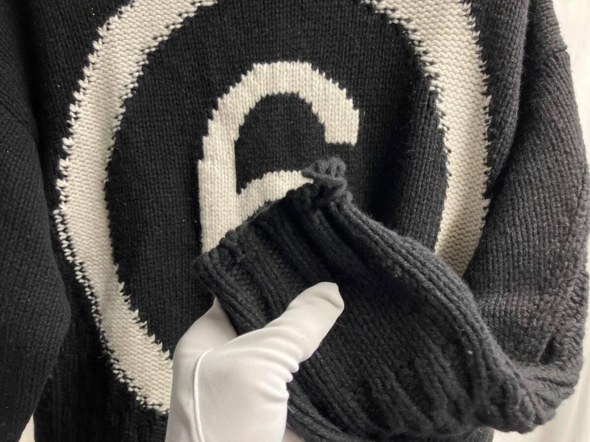  Maison Margiela MM 6 長袖ニット M 60476-MM 01 T ロゴニット その他 小物