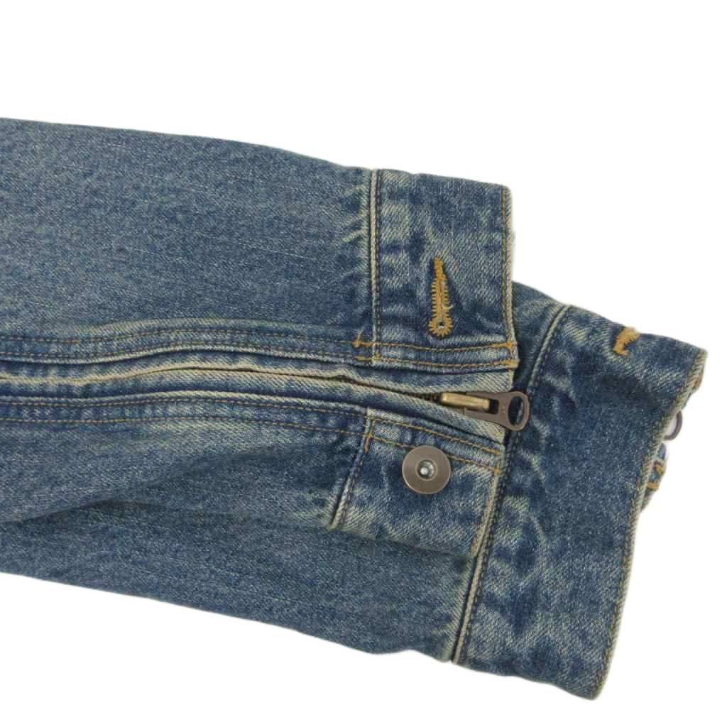 ジュンナカヤマ JUN/NAKAYAMA 美品 CRASH DENIM JACKET デニム