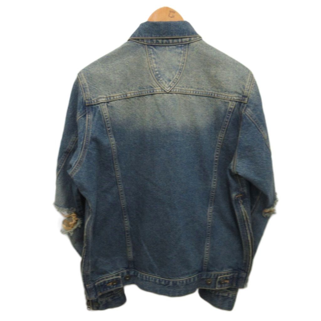 ジュンナカヤマ JUN/NAKAYAMA 美品 CRASH DENIM JACKET デニム