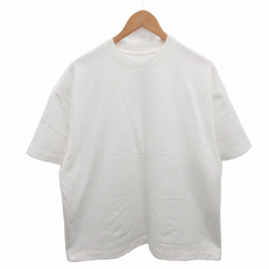 【中古】未使用品 THETA THE STAGE タグ付き Tシャツ カットソー 半袖 綿100% S 白 ホワイト BT303L2 メンズ THETA THE STAGE タグ付き Tシャツ カットソー 半袖 綿100% S 白