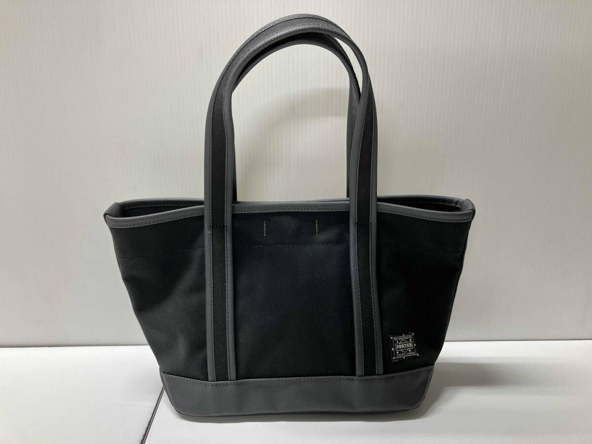 PORTER ポーターガール トートバッグ ブラック グレー