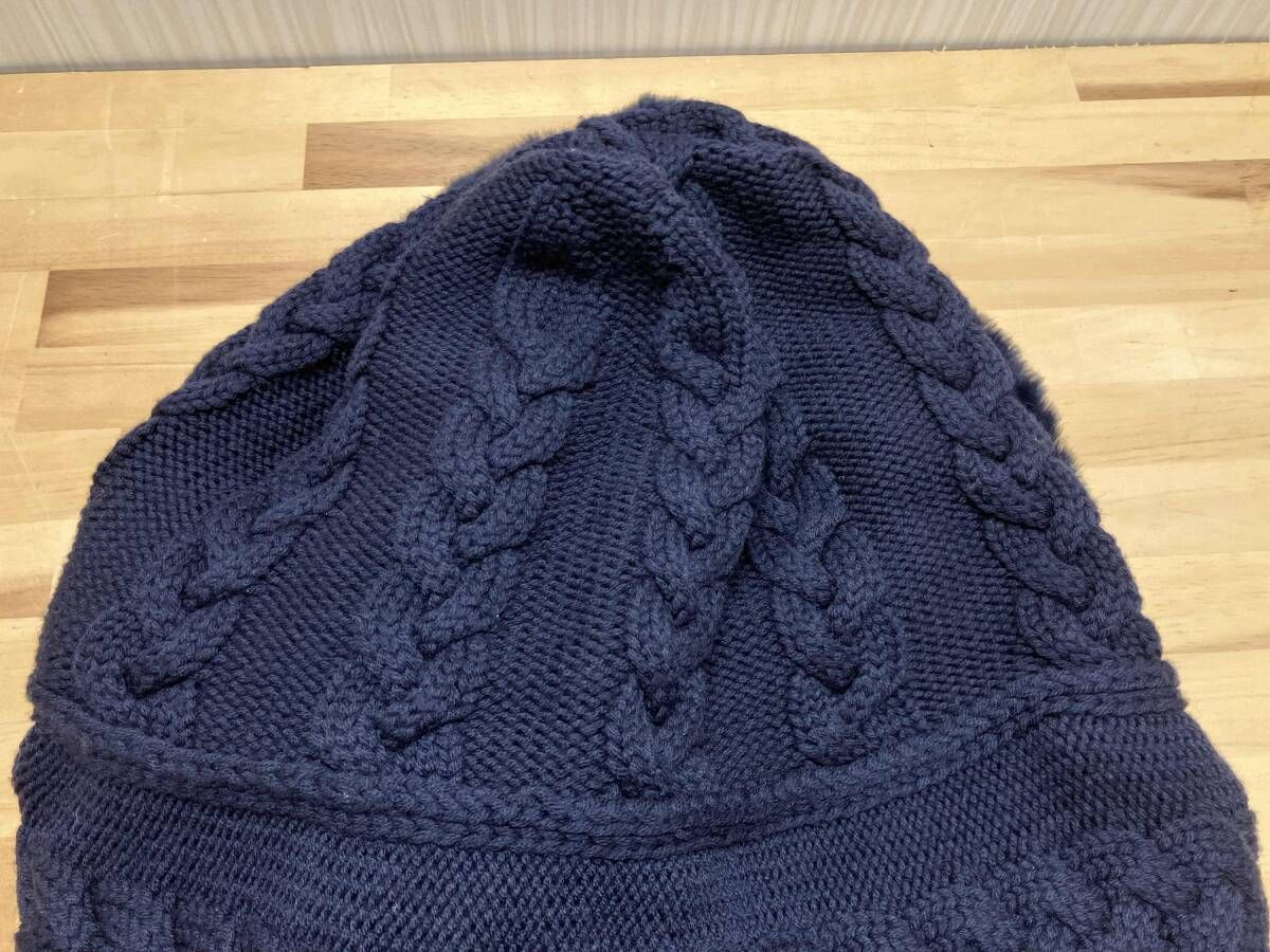 マックスマーラ フード付きニットマフラー