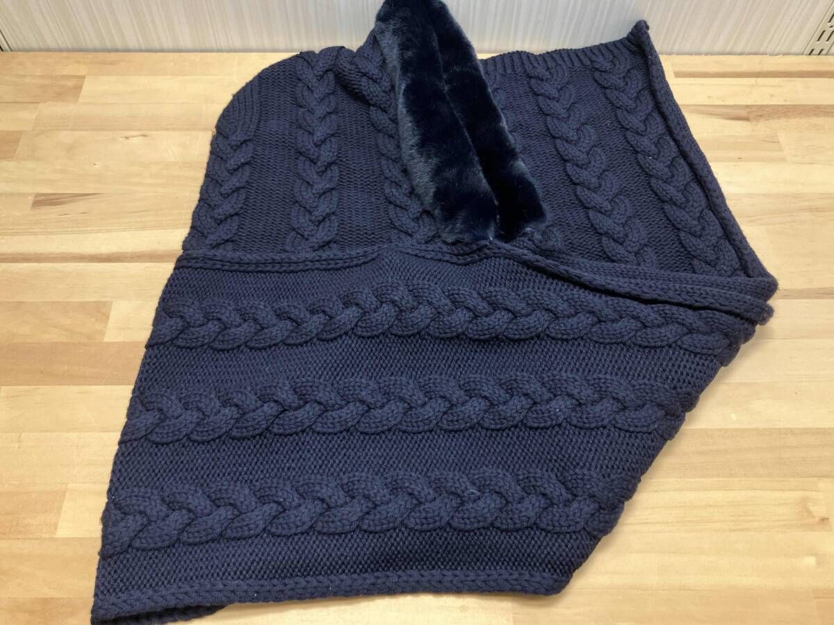  MaxMara マックスマーラ フード付きニットマフラー ストール その他 小物