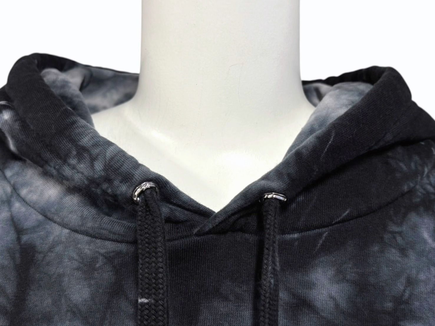 CHROME HEARTS クロムハーツ タイダイ柄 ホースシュープリント プルオーバー パーカー ブラック サイズL 4 b 009899 二次会向け その他 