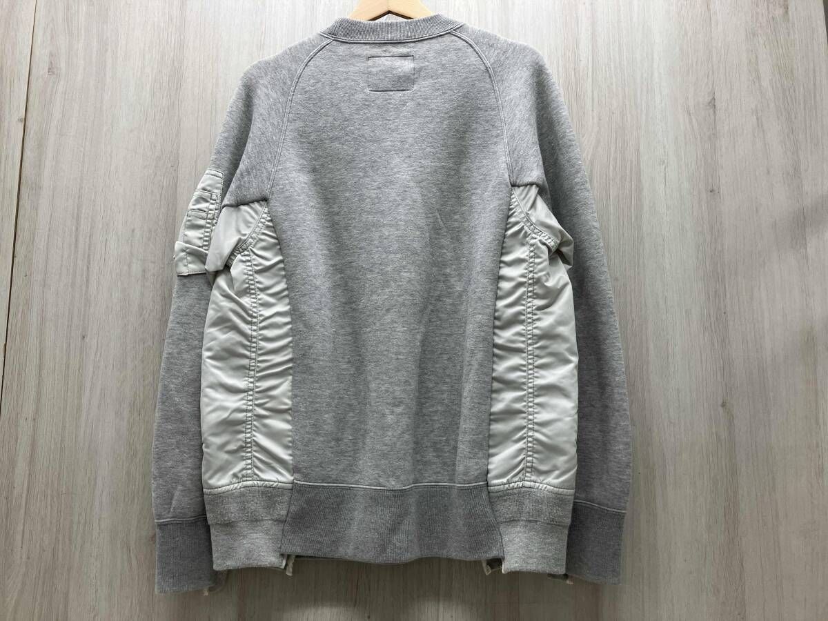 【オフィシャル完売商品】Sacai グレー トレーナー SCM-043 サイズ2 sacaiサカイ スウェットGRY SCM-043表記サイズ2 グレー - メルカリ