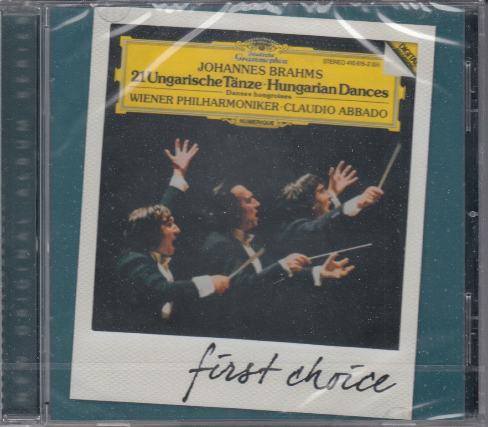 CD/Dg]ブラームス:ハンガリー舞曲集(全21曲)/クラウディオ・アバド
