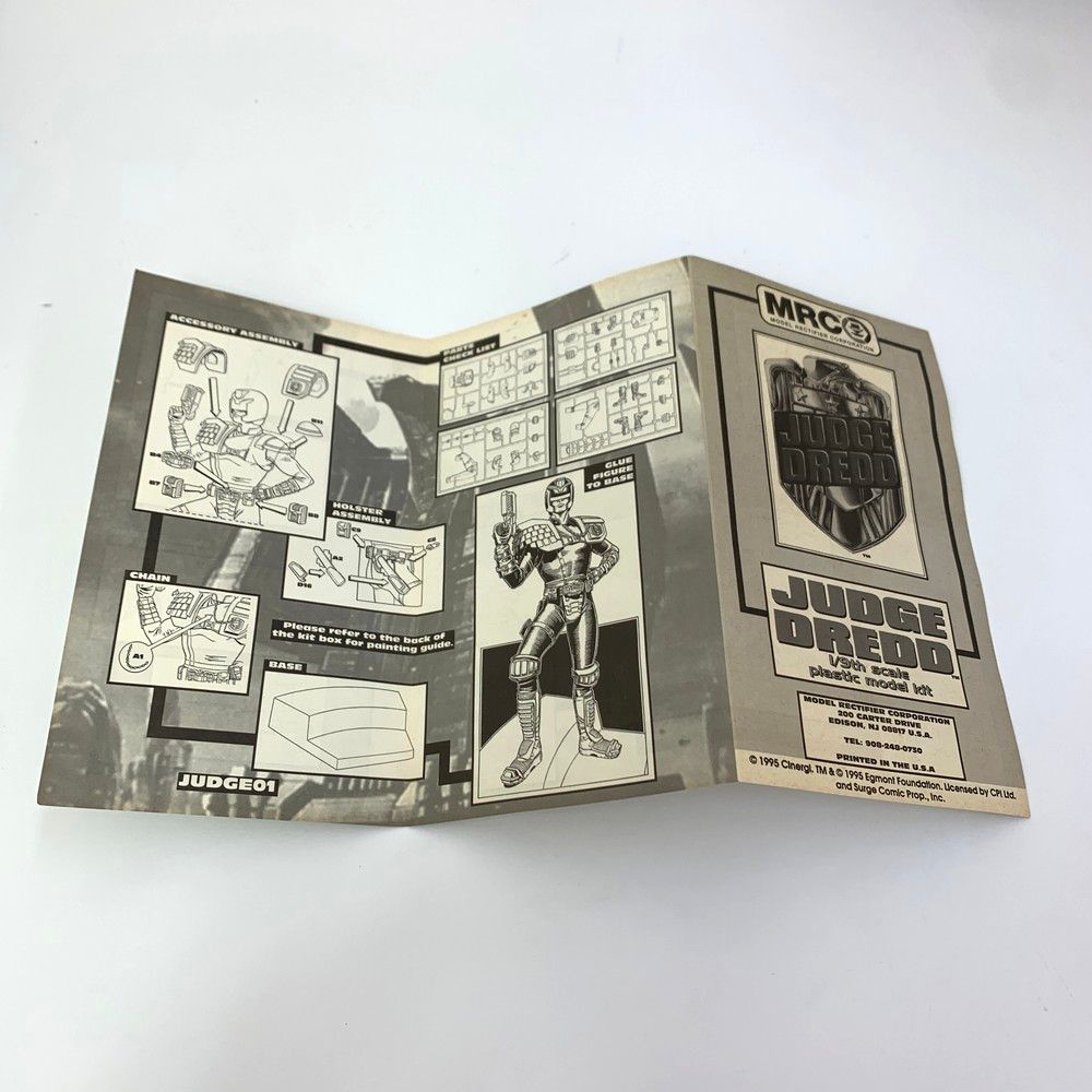 未組立品 ツクダホビー ジャッジドレッド JUDGE DREDD プラモデル 1995