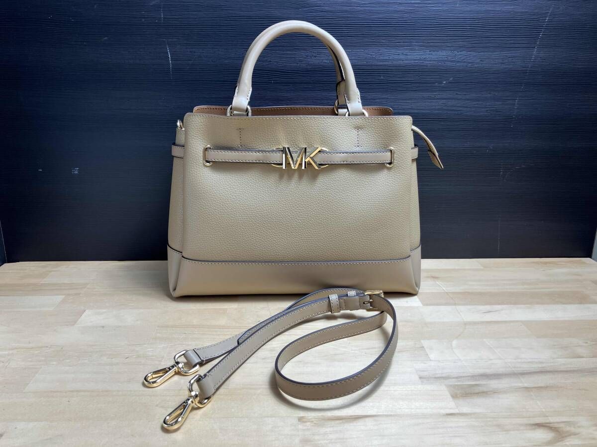 MICHAEL KORS マイケル コース 2 way ショルダーバッグ ハンドバッグ レディース ベージュ