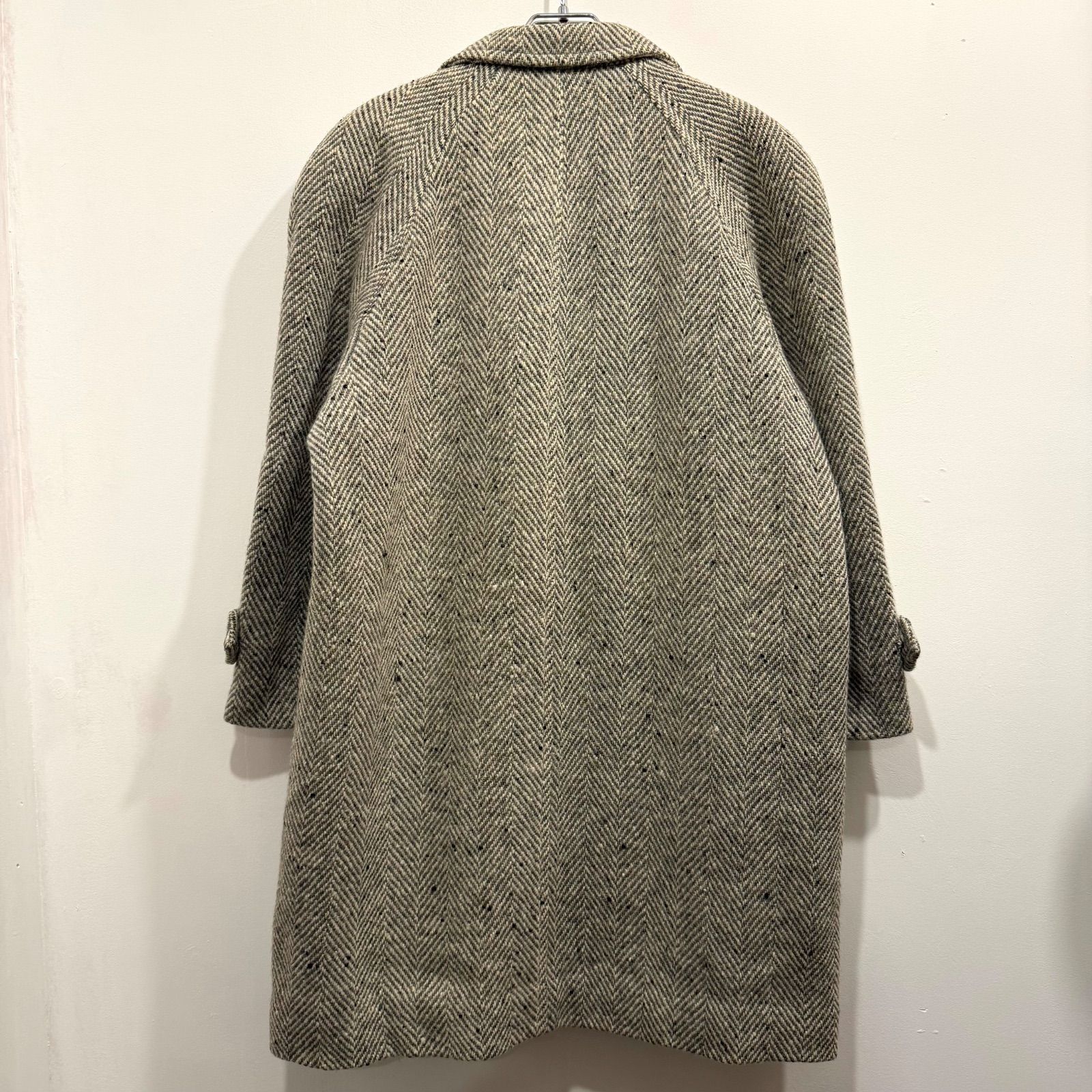 Burberry's チェスターコート グレー ツイード Burberry's チェスターコート グレー ツイード