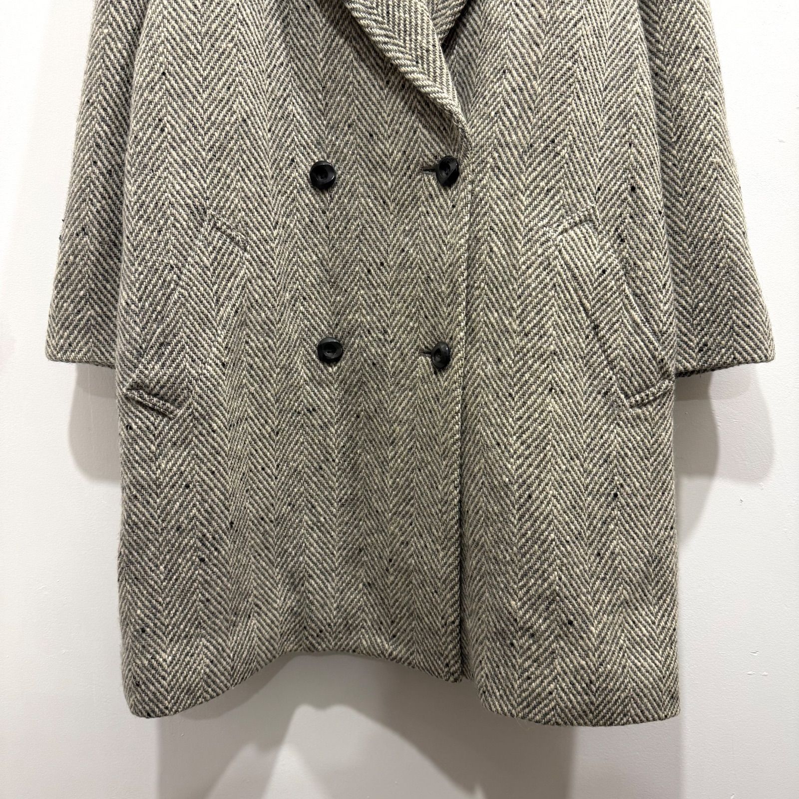 Burberry's チェスターコート グレー ツイード Burberry's チェスターコート グレー ツイード