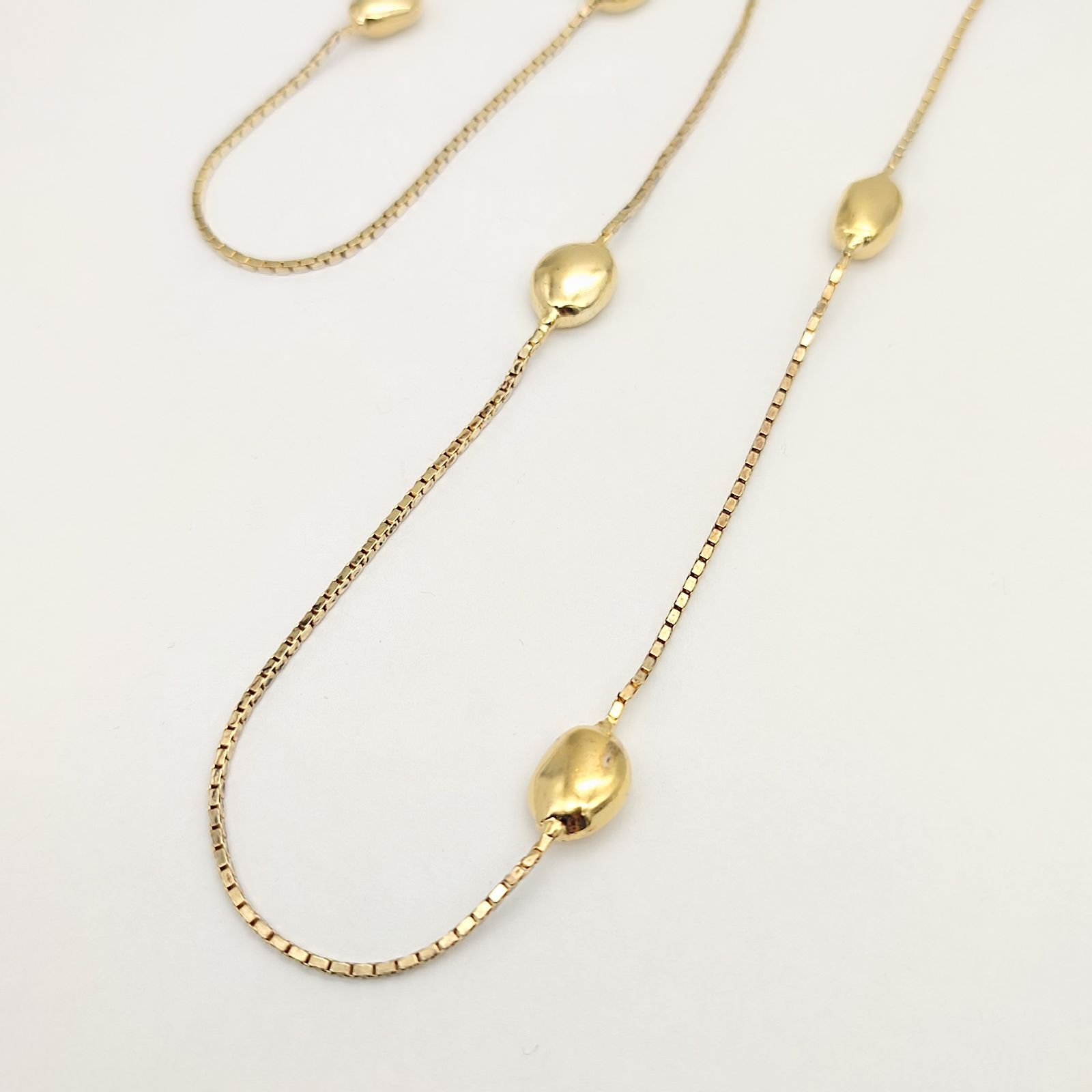 美品】IOSSELLIANI イオッセリアーニ ドロップロングネックレス