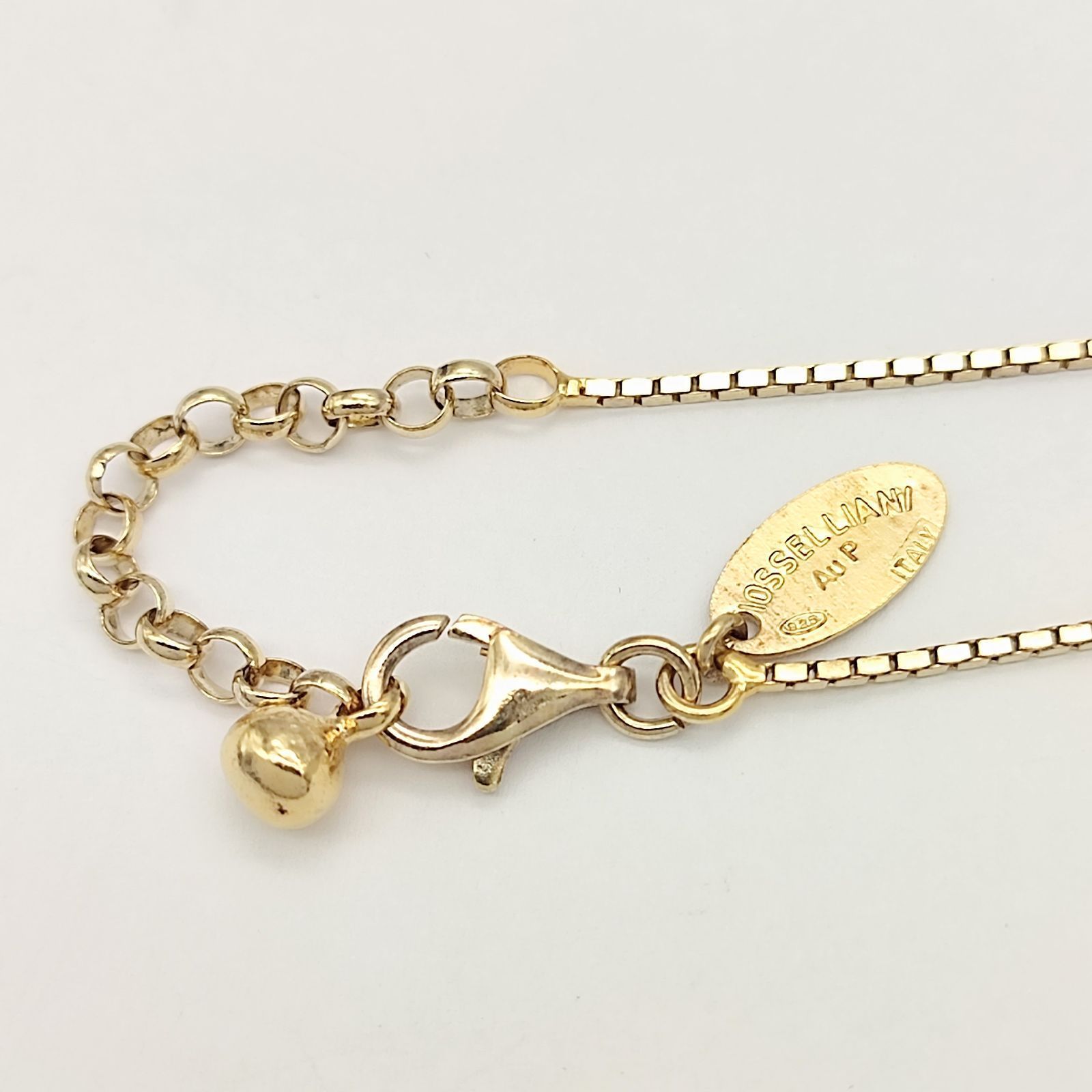 美品】IOSSELLIANI イオッセリアーニ ドロップロングネックレス