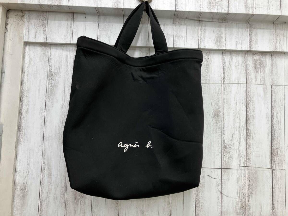 Agnes b トートバッグ RAS 19 2 ブラック