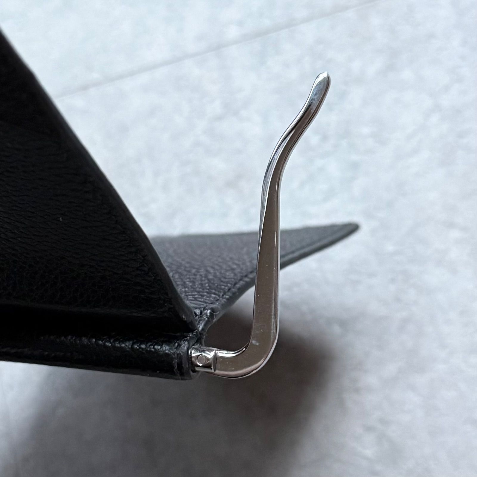 美品 PRADA プラダ 三角ロゴ トライアングルロゴ マネークリップ