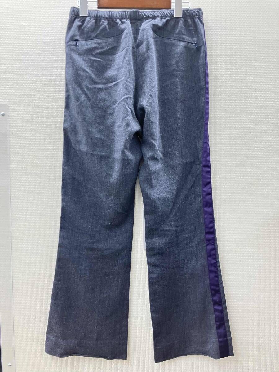 NEEDLES/ニードルス／ロングパンツ/IN049／グレー×パープル/21AW
