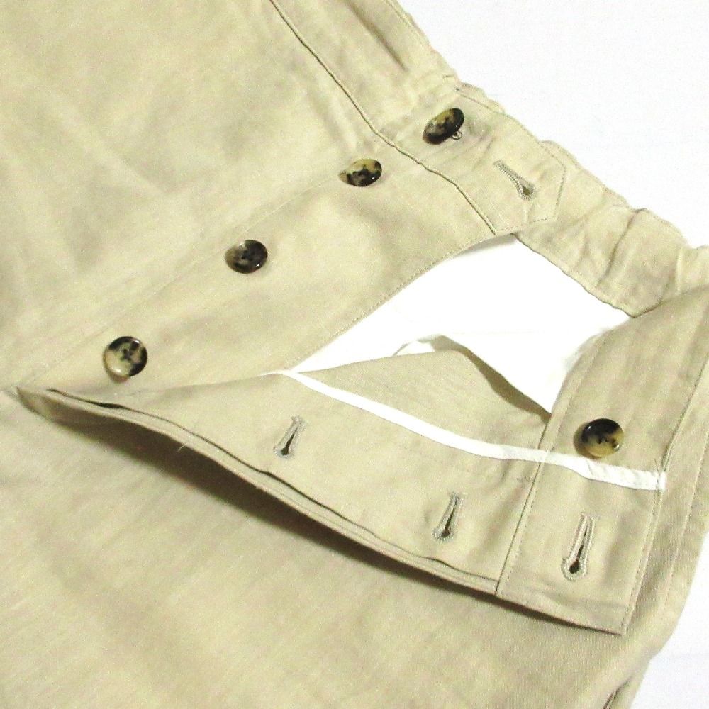 美品 MARGARET HOWELL マーガレットハウエル リネンワイドパンツ