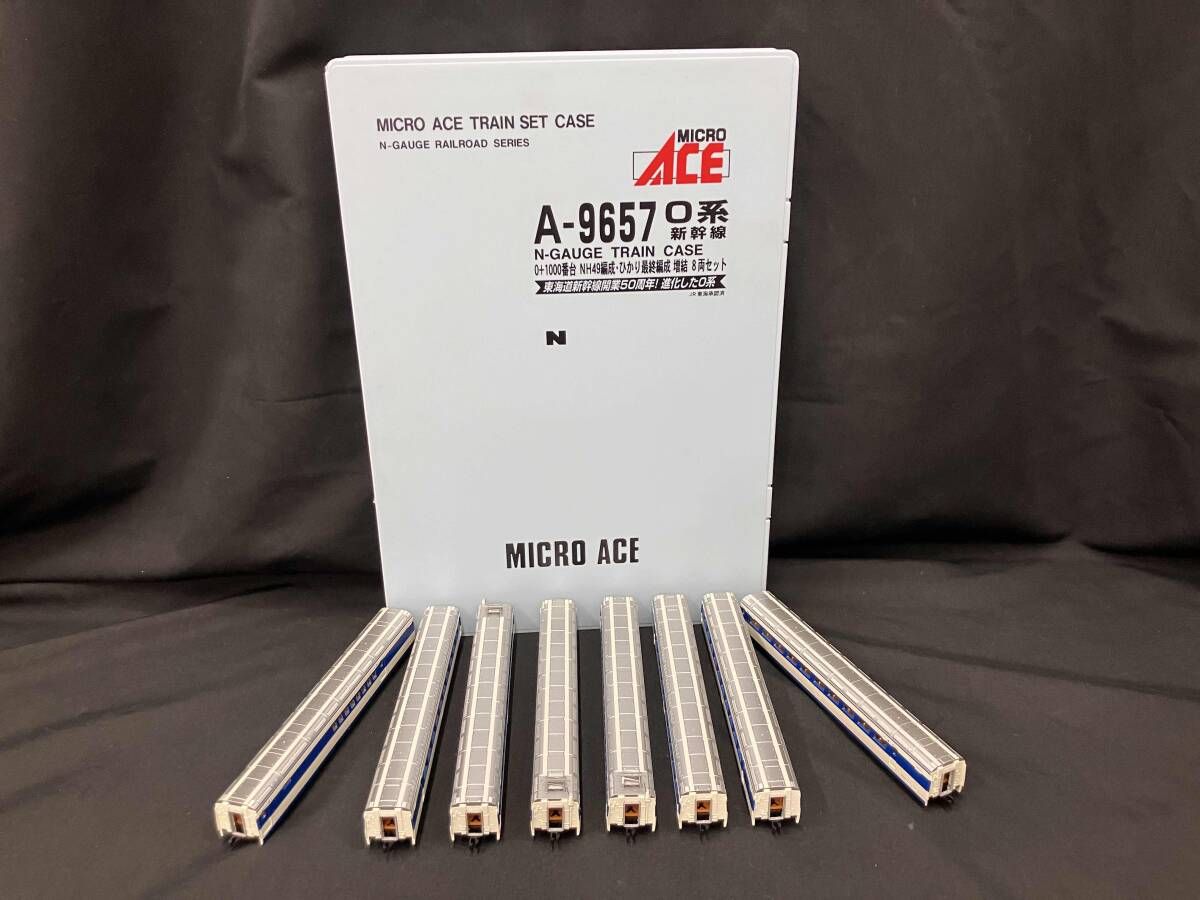 Ｎゲージ A 9657 0系新幹線 0 1000番台 NH 49編成 ひかり 編成 増結8両セット マイクロエース