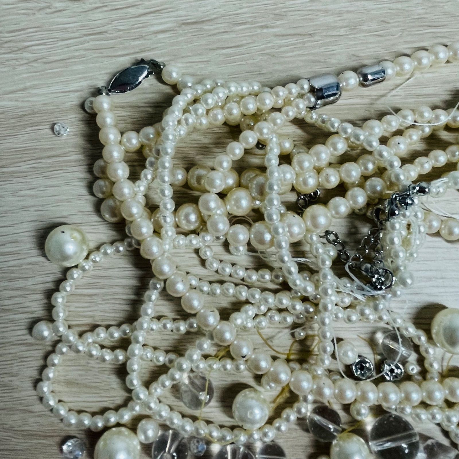 パール アクセサリー まとめ売り ※ジャンクあり パールネックレス パーツ まとめ売り ジャンク ハンドメイド素材