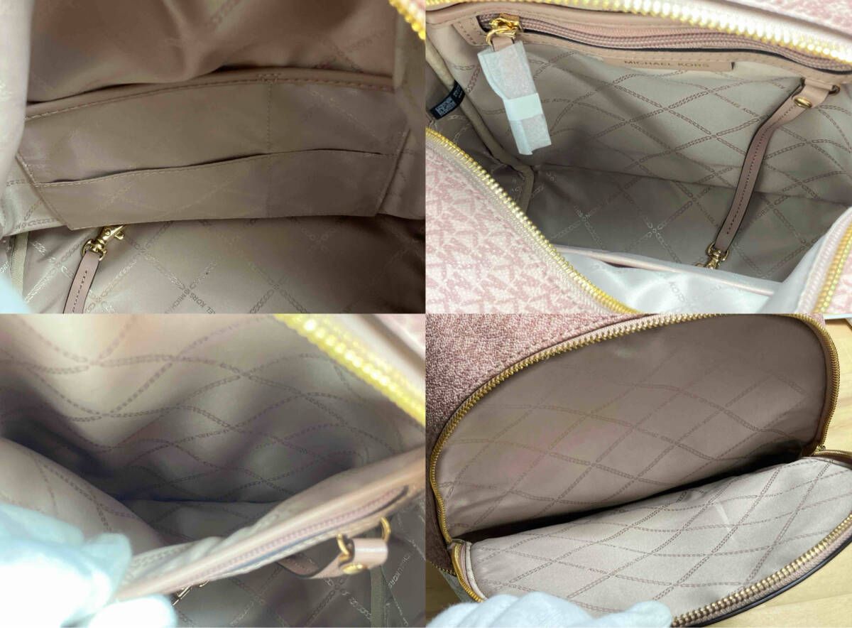 リアジップバックパックミディアム MKシグネチャー