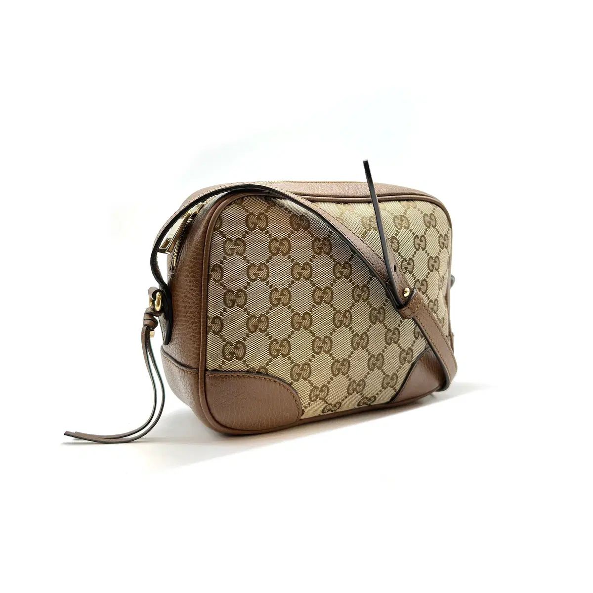 グッチ 449413 マイクロシマ ディスコバッグ ブラウン