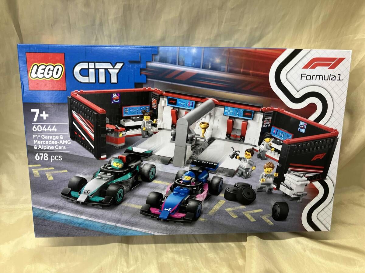 LEGO F 1 Mercedes-AMG - Alpine レースカーガレージ レゴ シティ 60444