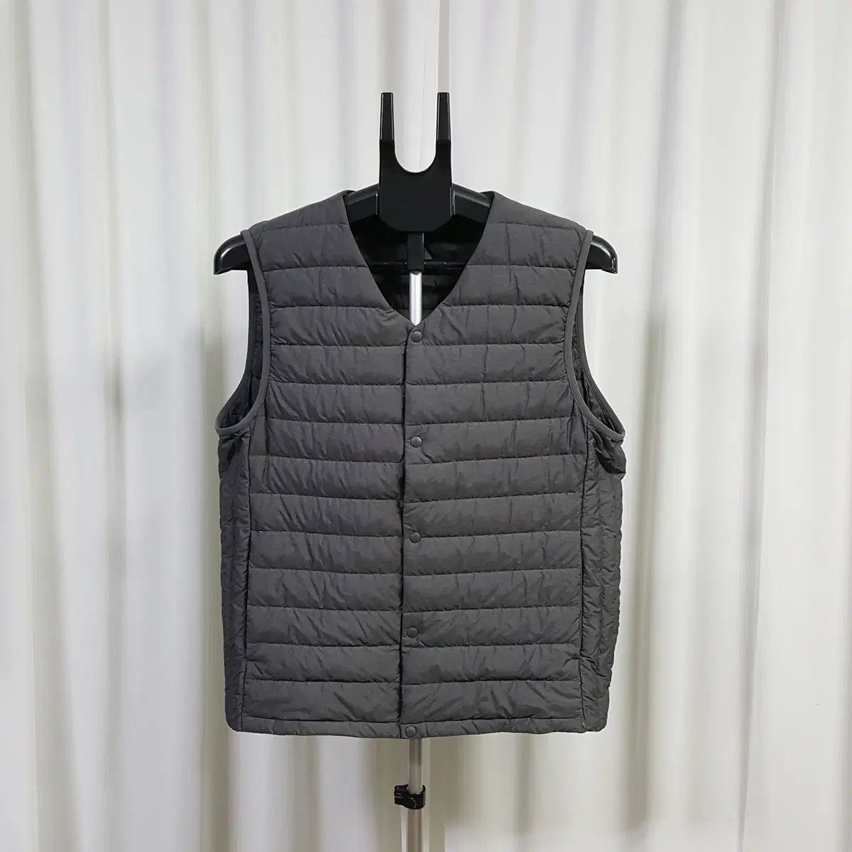 メンズ グース 軽量 ダウンベスト 100