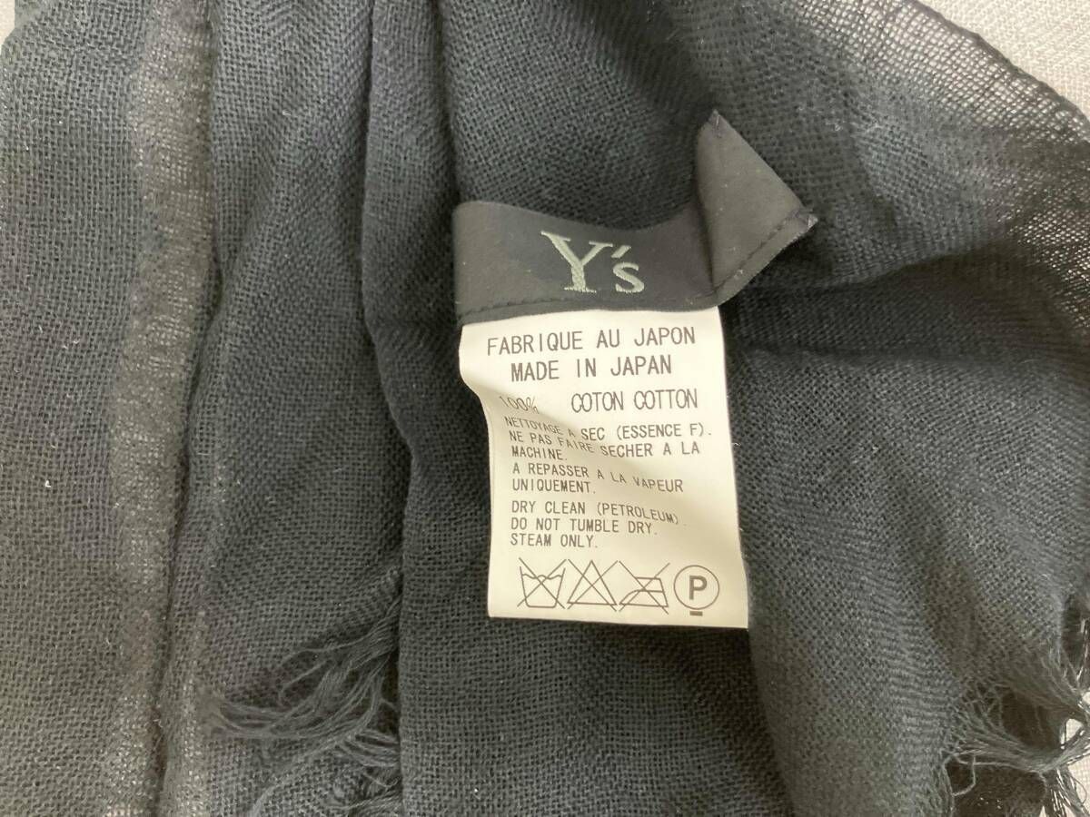 Y’s YG-L 04-094 グレー ブラック ストール マフラー