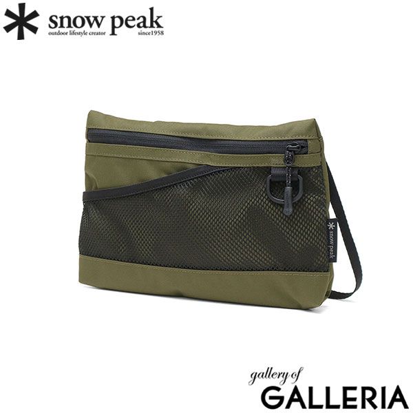 スノーピーク サコッシュ メンズ レディース 軽量 ミニ ナイロン snow peak ブランド 2L A5 ショルダーバッグ 斜めがけ 小さめ 斜めがけバッグ 軽い 撥水 Everyday Use Sacoche AC-25SU405